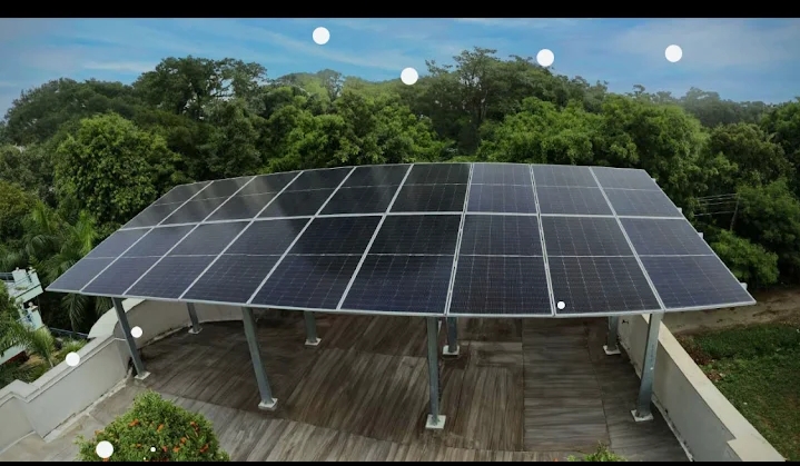 Choudhary Solar Pergola Live Canopy Installation Project